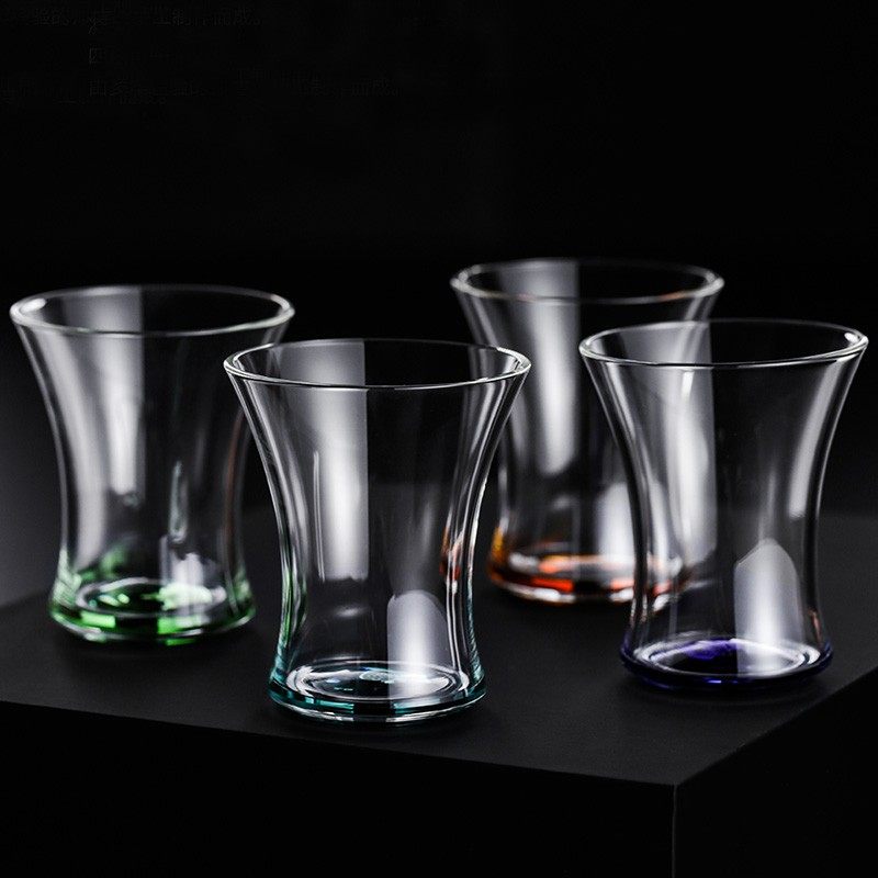 禾器凝香玻璃品茗杯功夫茶杯主人杯家用中式单杯耐热玻璃茶杯杯子