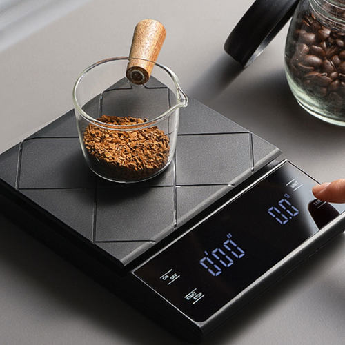 新款LED手冲咖啡称USB充电自动计时模式电子秤家商多用款手冲器具