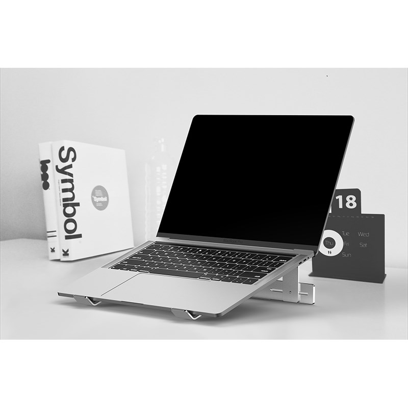 笔记本增高支架手提电脑桌面架子托架通用可调节铝合金支撑架硅胶