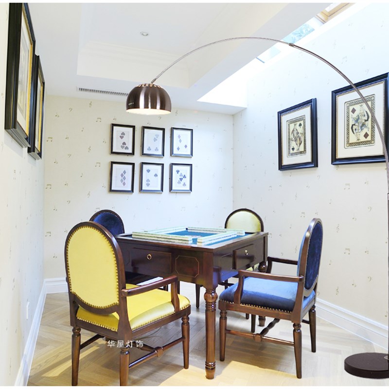 现代简约意大利 落地灯客厅灯卧室麻将灯钓鱼灯台灯 遥控护眼LED