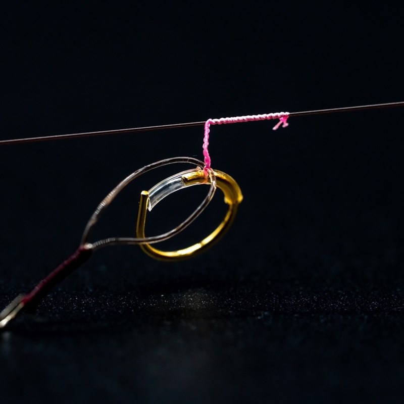 溪流 香鱼用金属线组完全成品线组张替线组0.15号0.175号