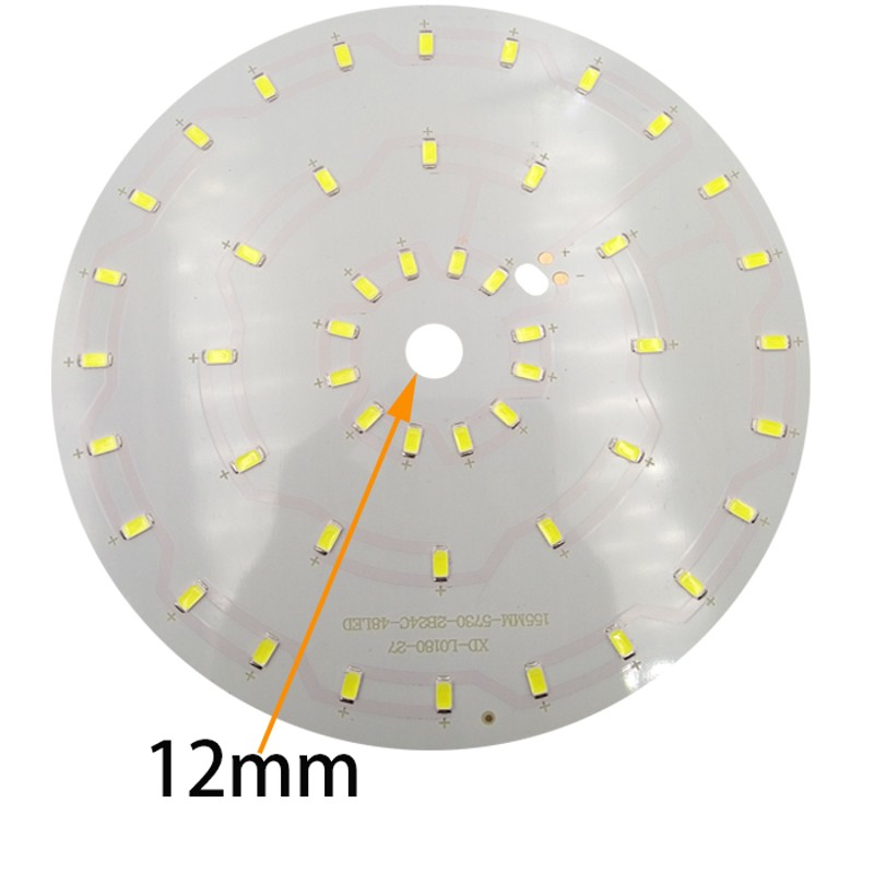 led贴片圆形w2W单色色灯片替换走廊灯过道灯板光源灯芯5730