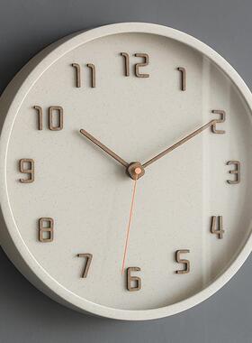 MJF98989S9K钟表挂钟客厅20简25新款家静音约表免用打孔时挂钟挂