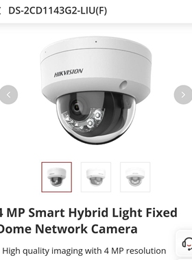 DS-2CD1143G2-LIU海康英文机hikvision hybrid light 4mp camera