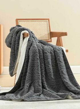 绿轻奢床尾毯搭毯搭色巾盖毯沙发巾F9588JSS民披毯午睡宿毯毯宠物