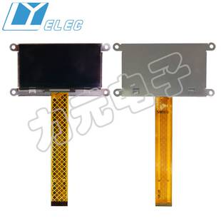2.7寸128x64OLED显示屏UG-2864ASYDT01带铁框仪表1325驱动显示器