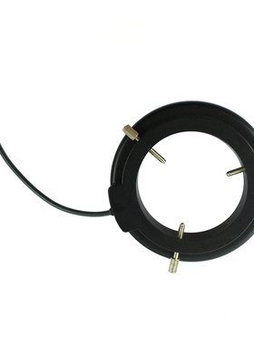 大口径塑胶灯头 内径72MM显微镜LED环形光源 高亮白色可调环形灯