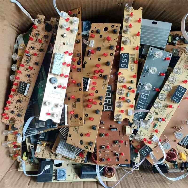 废旧电磁炉电路板线路板控制板灯板拆解电路练习板焊接维修拆件