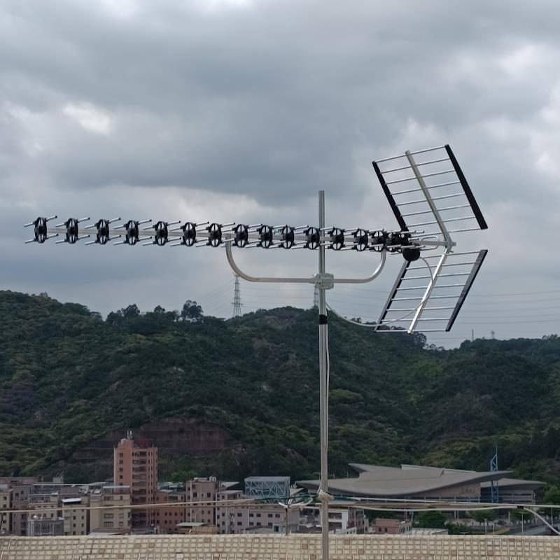 精装万里通WC-318A地面波DTMB数字高清电视天线工程鱼骨天线架