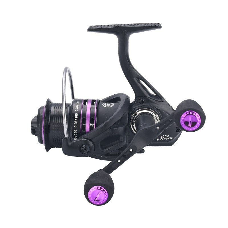 科迈龙路亚纺车轮摇臂浅线杯渔线轮无间隙鱼线轮微物渔轮远投轮