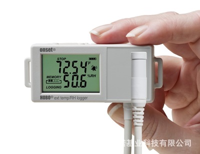 Onset HOBO UX100-023A外接式温湿度记录仪液晶显示