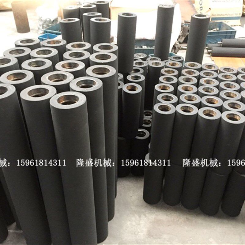 耐油磨床橡胶滚轮 磁性分离器皮辊 橡胶压辊 CF-01 180长300长500