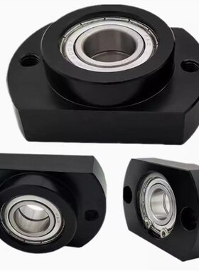 BGCEB BGCE SBGCE钢制切边法兰型带扣环双轴承短型轴承座组件