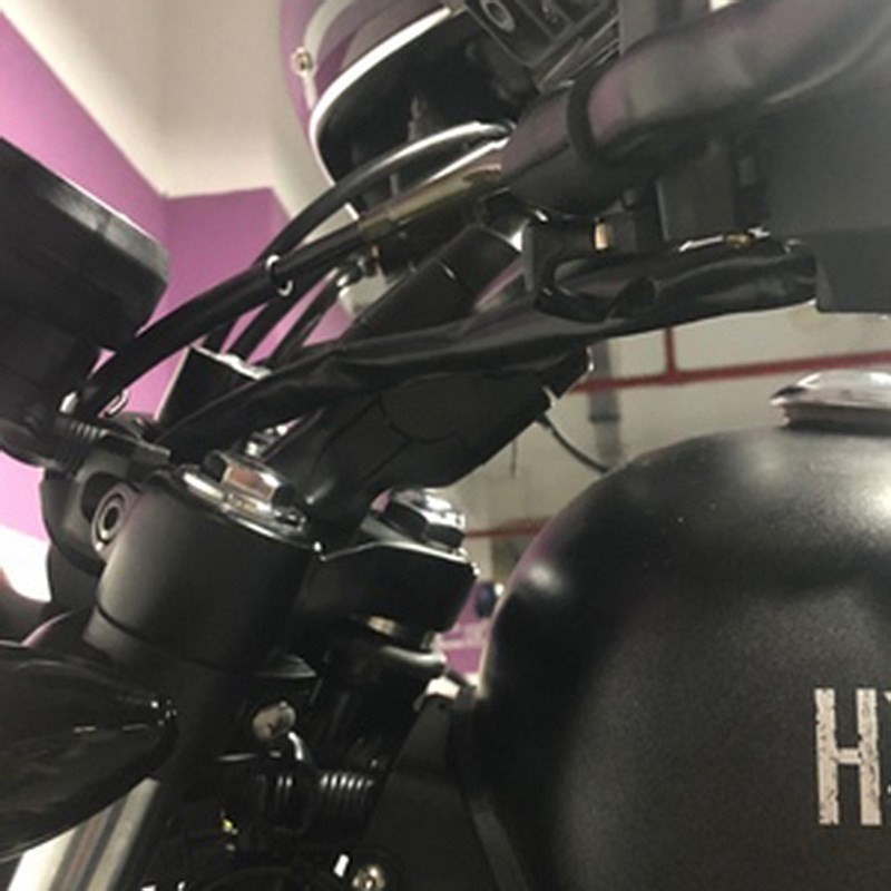 适用贝纳利小迅龙1s无损改装车把加高码手把增高垫块加高后移码