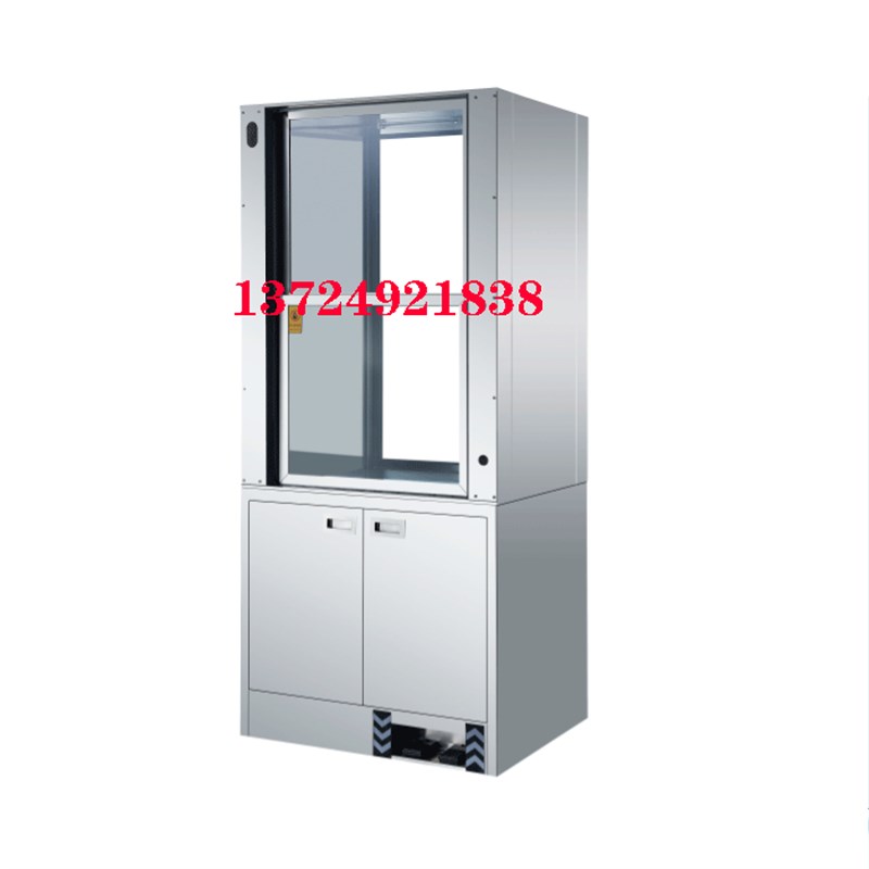 电动升降传递窗不锈钢传递窗门互锁脚控传递柜风淋室货淋传送带