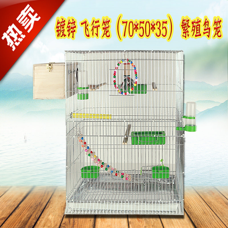 大型加高繁殖笼大号鸟笼虎皮鹦鹉玄风八哥养殖笼镀锌金属文鸟笼子图片