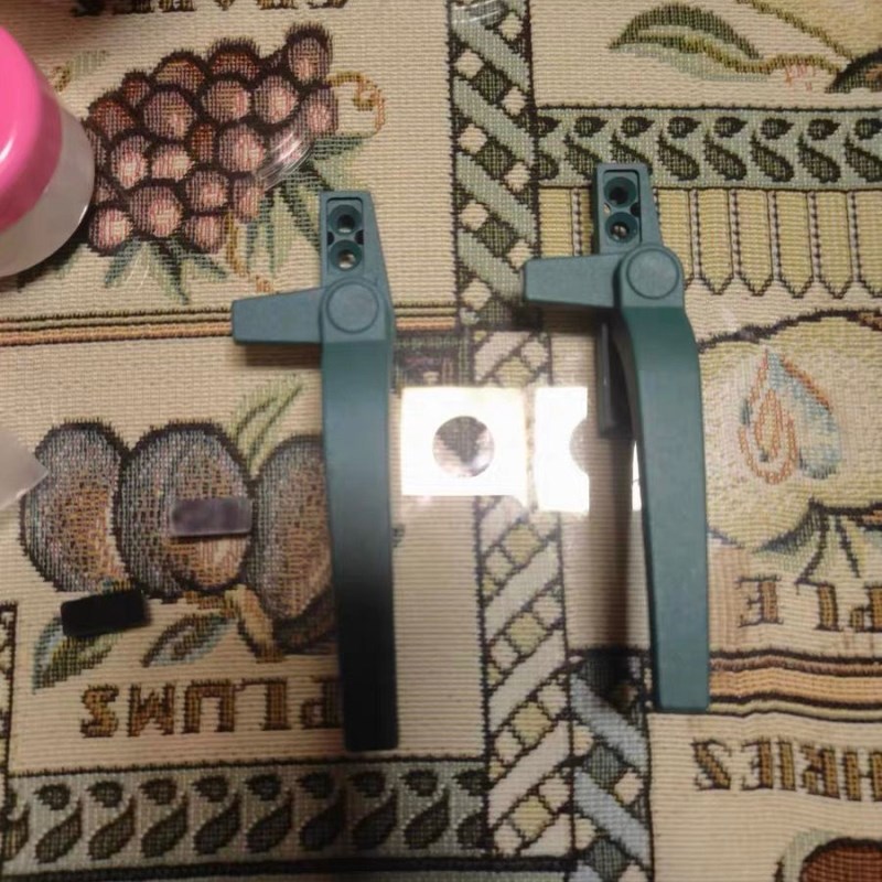 7字执手窗户把手内外平开锁扣拉手锁50型老式执手配件加厚断桥铝