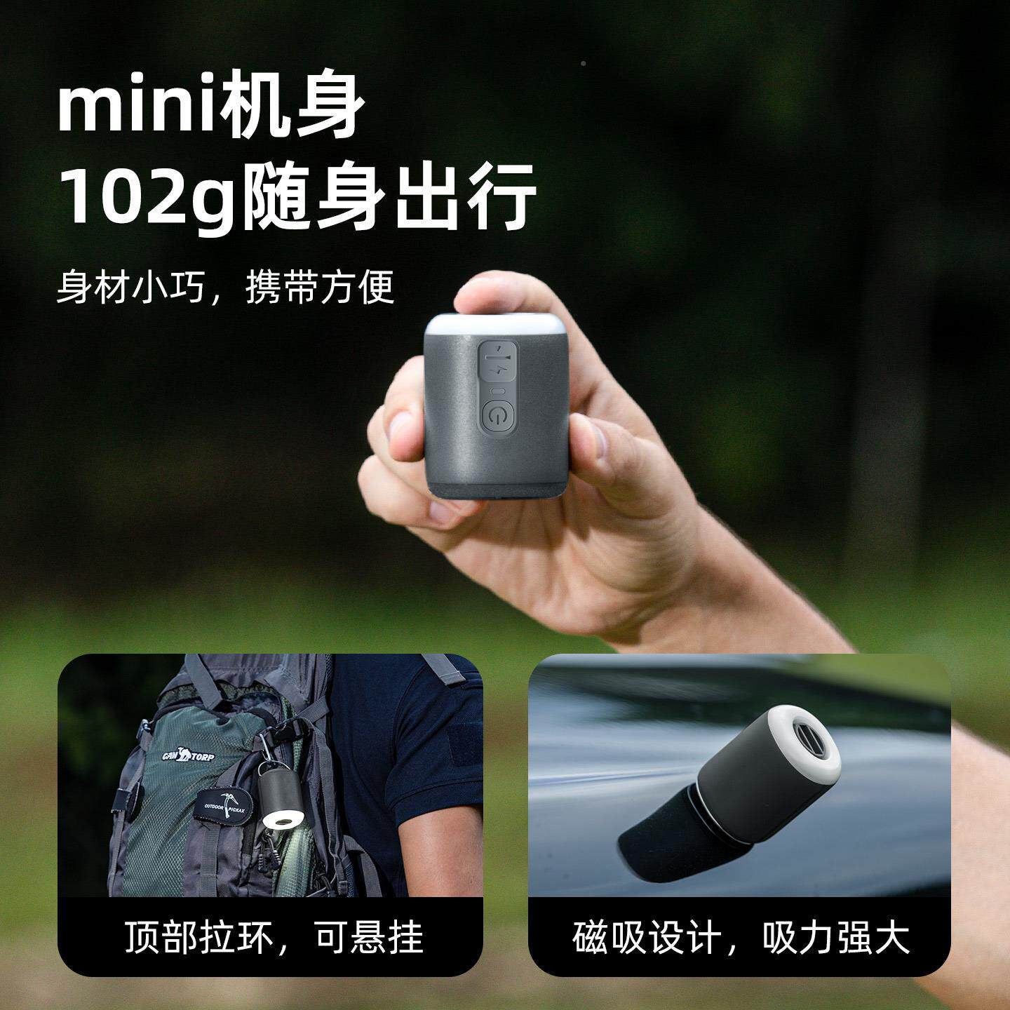 鱼户外露营气打机气垫床式帐篷游泳圈可户外多功携多功能迷你打气