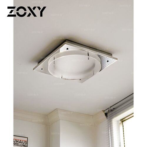 zoxy中古包豪斯灯具卧室灯吸顶灯客厅书房护眼创意设计感复古LED