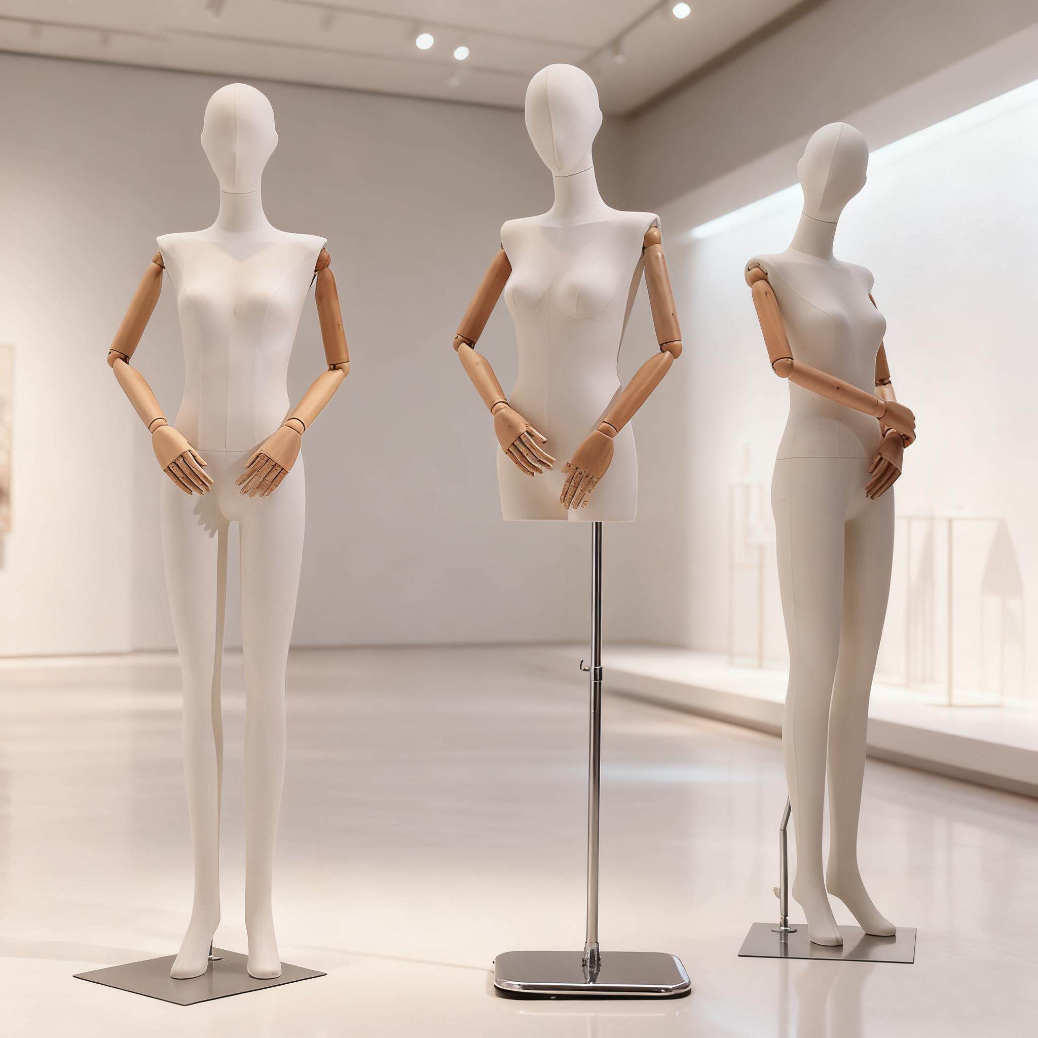 服装展店韩版平肩直角示肩模特具架女半身人体橱窗道少女全身人台