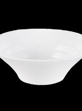 密胺餐具喇叭斗笠碗商用面馆白色拉面碗汤碗粉碗冒菜碗麻辣烫大碗