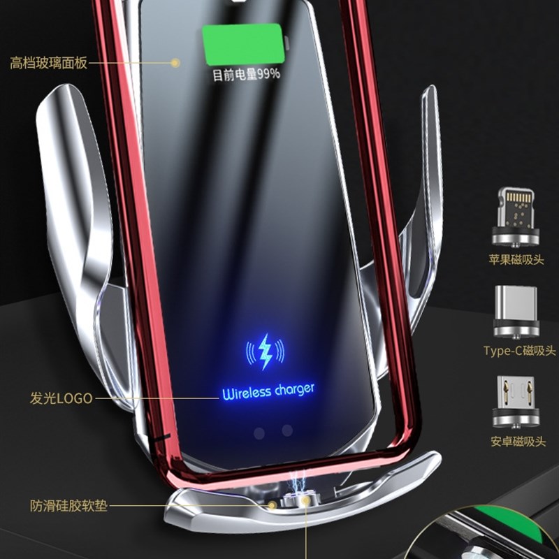 汽车手机架沃尔沃XC60/V60/S80L车载CD口手机支架导航座撑无异响