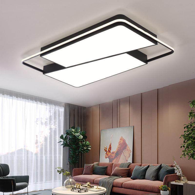 简约J系列现代客厅大气超灯亮家用吸顶灯超薄L款E款D新灯工厂直供