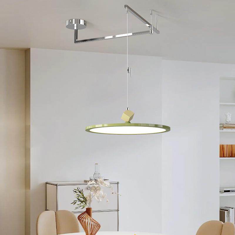 餐627厅吊灯创台意飞碟极现代简约奶厅油风吧简饭摇臂餐桌灯中山,家装灯饰光源,智能吊灯,淘宝优惠券,粉丝福利购,淘宝优惠卷