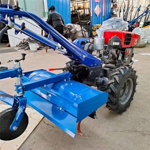 水旱两用手扶拉机油大马拖耕力翻地犁田机XGZ开沟机农柴运输拖拉