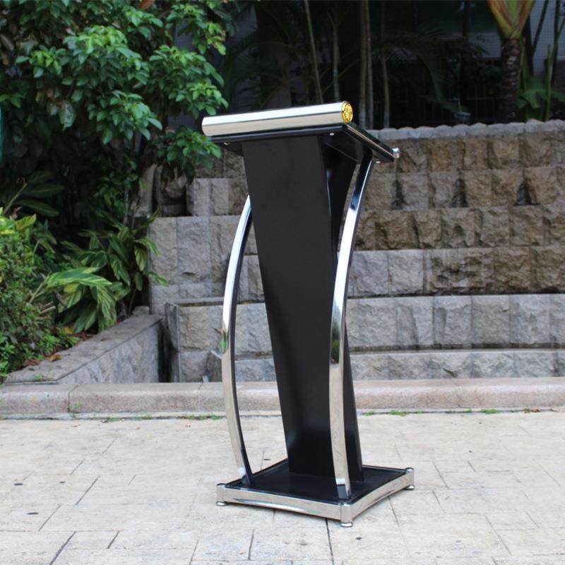 不锈演钢讲台宾台接待主台演讲台发言台持台礼宾台楼部咨导购GHH