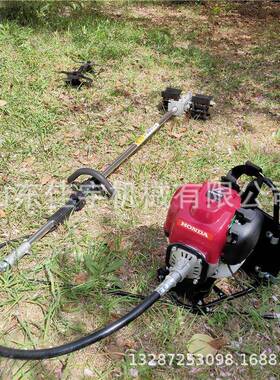 携式汽油草机二冲程背负小型家用农用收QVB割开割荒除草便割灌式