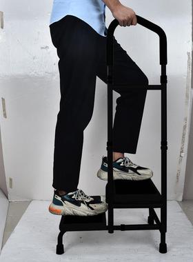 老单双层梯凳带扶KDB503B0手人床阶调边扶手脚凳可节浴室台阶脚踩