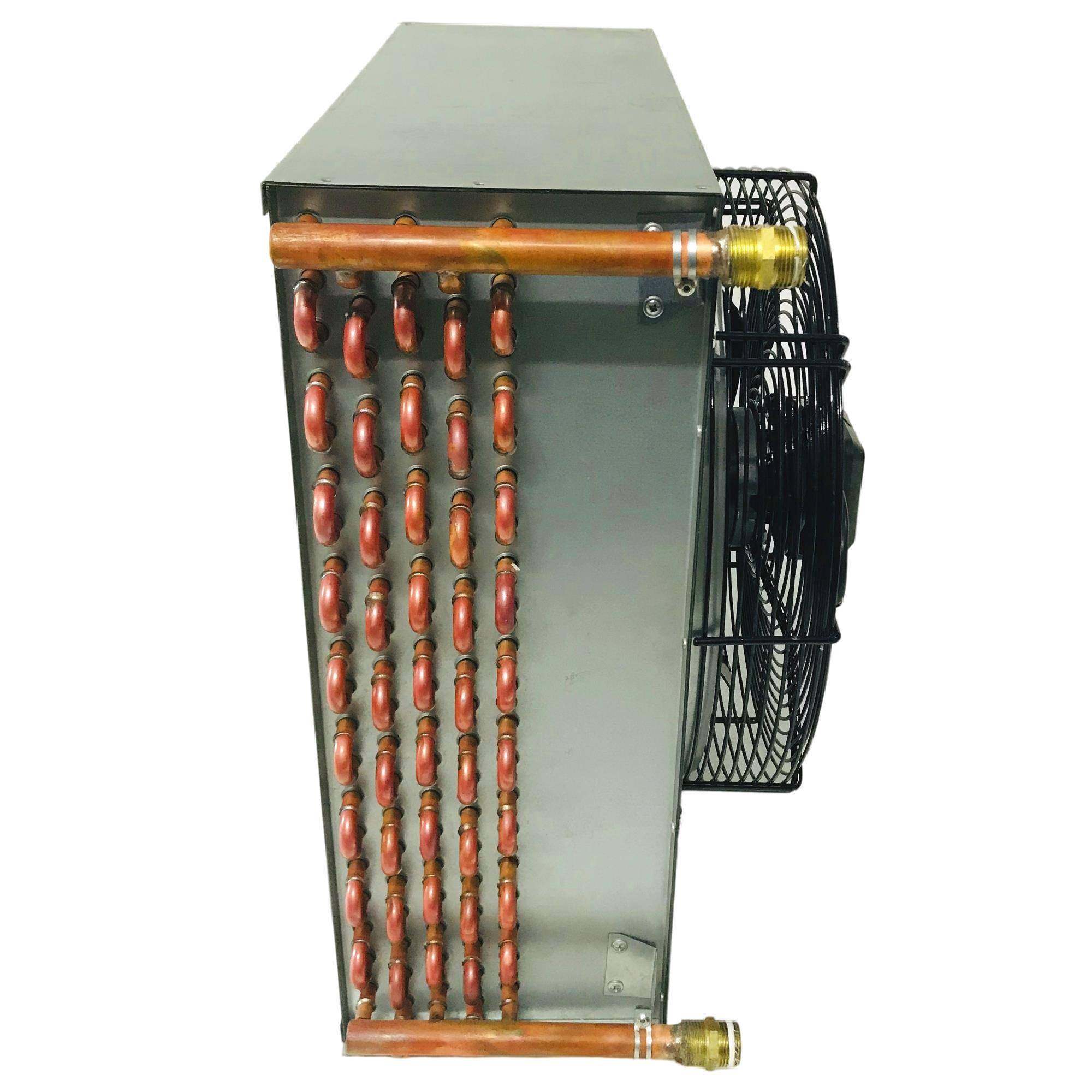 j8冷却水冷凝器80L散热器散热铝片暖气片SY节能紫铜管NQ降温蒸g3