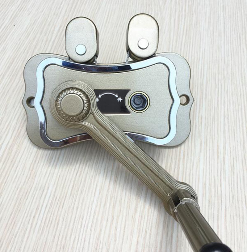 升降晾衣架手摇器太太通用双杆三孔免打孔维修配件晒衣架调升降器