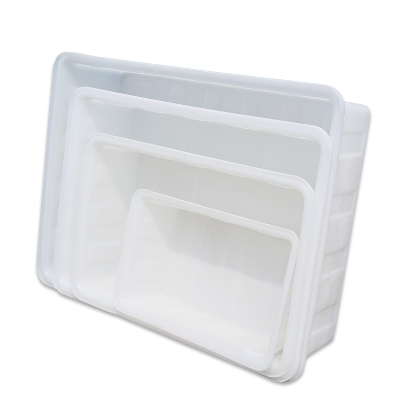 超大加厚牛筋塑料水箱长方形养鱼泡瓷砖水桶食品级容量卖鱼带排水