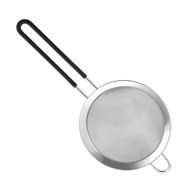 筛子家用面粉筛不锈钢筛网手持面粉过滤网筛超细烘焙工具圆形滤网