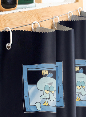 黑色日系宿舍强全遮光床帘学生床围帘子上铺男下铺女下桌床围挡帘