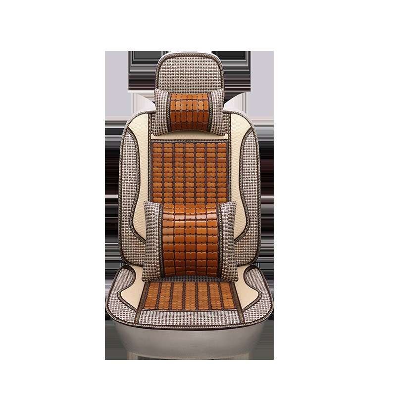 夏季竹丝凉席汽车座女士夏天新款全包围竹片凉垫车垫汽车坐垫