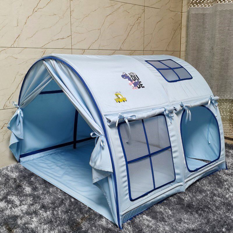 儿童床上帐篷睡觉小房子游戏屋宝宝帐篷公主城堡玩具男孩分床帐篷
