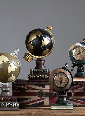 【曼塔】复古咖啡馆摆件酒柜柜办公室书房装饰品家居书架书柜摆设