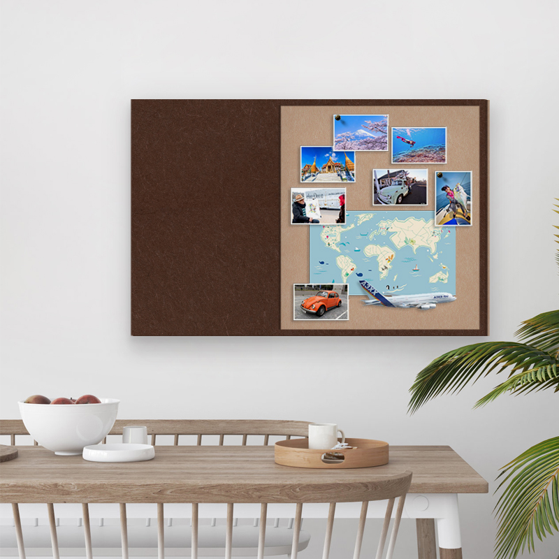 毛毡软木板照片墙免打孔留言板挂墙记事板墙板墙面装饰自粘可移不