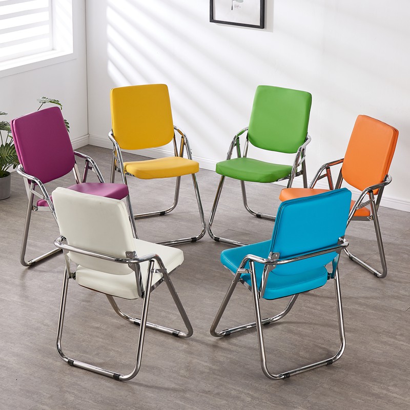 可折叠椅办公椅电脑椅座椅培训椅会议椅办公室靠背椅家用大学宿舍