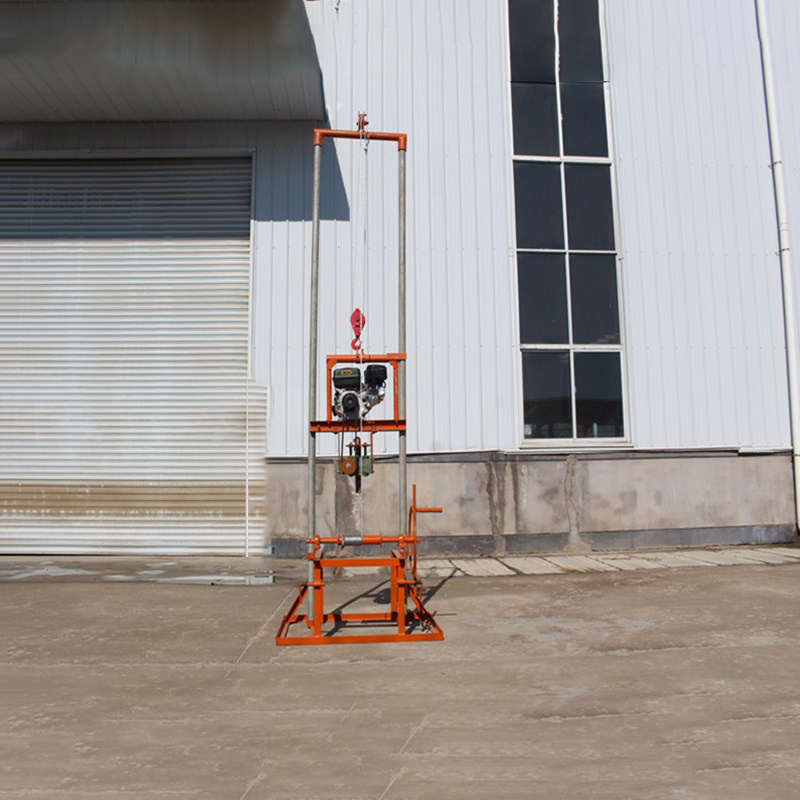 声测管疏通钻机 灌注桩混凝土堵塞疏通设备 家用打井机钻井机打孔