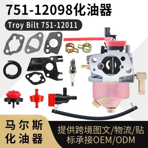 751-12098 化油器 for Troy Bilt 751-12011 HY-165J 265-ju-11