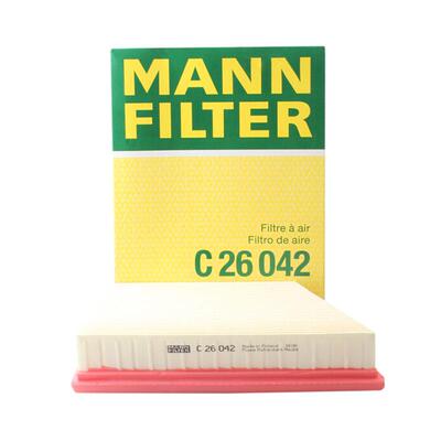 曼牌适用捷豹XE/XF/FP/XFL/揽胜运动/星脉 空气滤清器芯格C26042