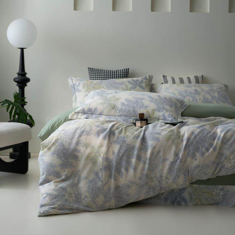 秋冬田园风印花全棉磨毛时尚四件套亲肤保暖纯棉被套床单床品,电子元器件市场,其它元器件,淘宝优惠券,粉丝福利购,淘宝优惠卷