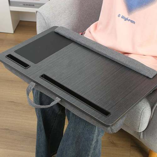 严选膝上电脑学习桌懒人膝上桌床上小桌子便携手提多功能学习桌板