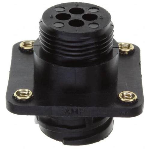 TE AMP 泰科进口连接器211102-1 4P 圆形外壳 面板安装 11-4