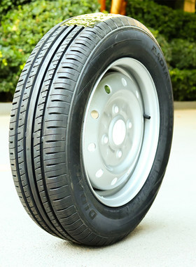 四轮电动轿车轮胎165/70R13轮毂轮胎老年步车轮毂铝圈备胎总成