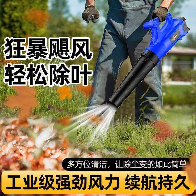 220V插电式吹风机吹树叶吹雪机大功率工业用鼓风机强力暴风枪除尘
